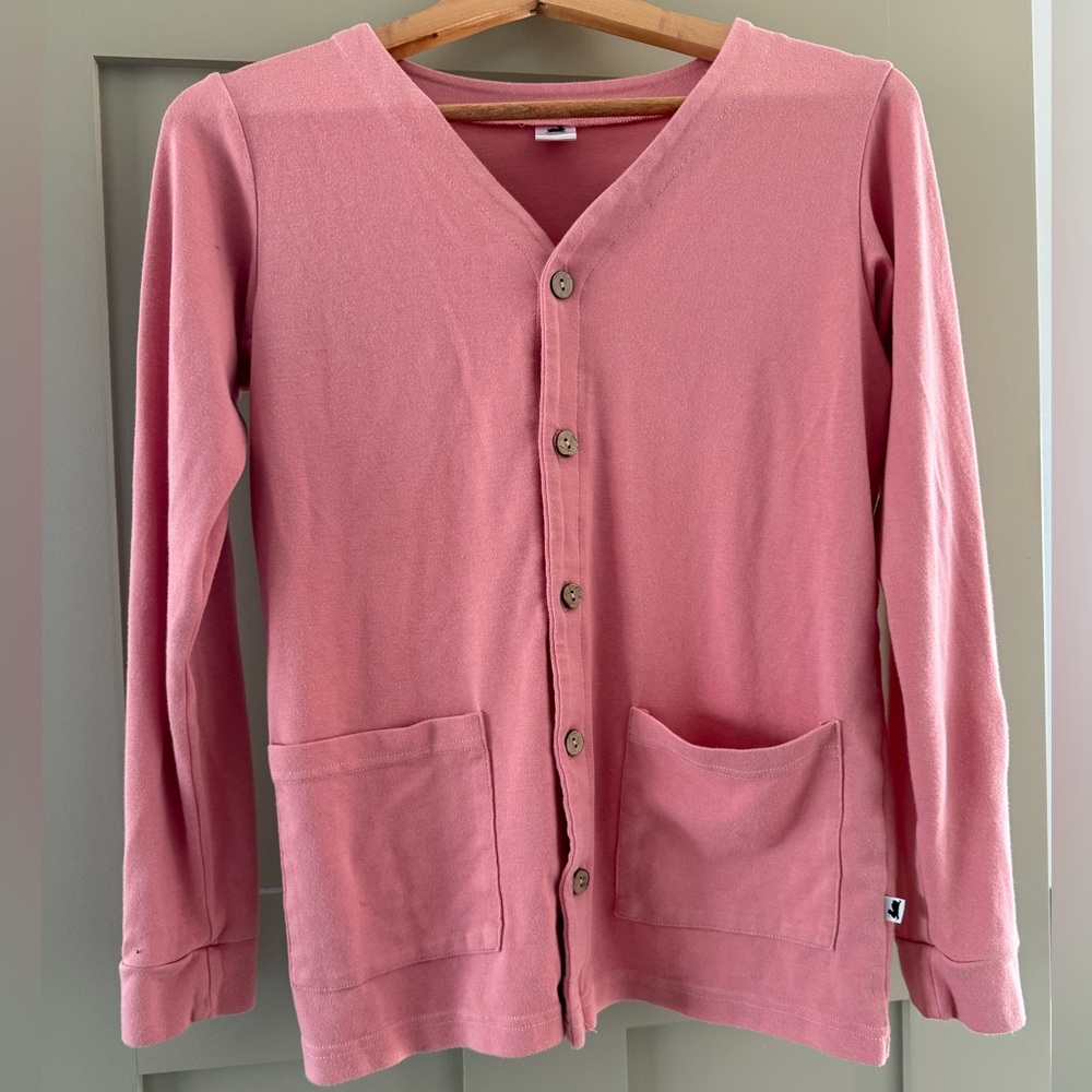 Little & Lively Coral Pink Cardigan